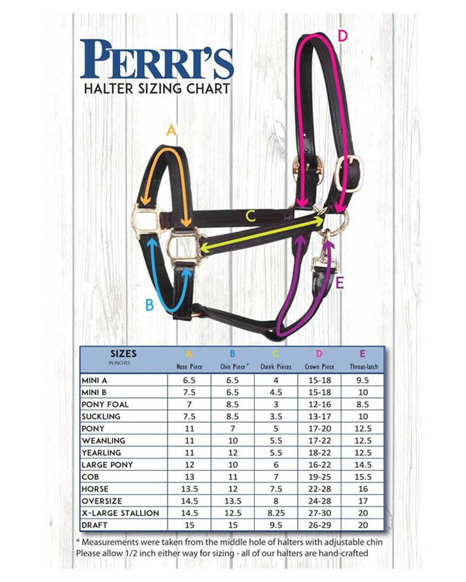 Leather Turnout Halter Perri's Leather FarmVet