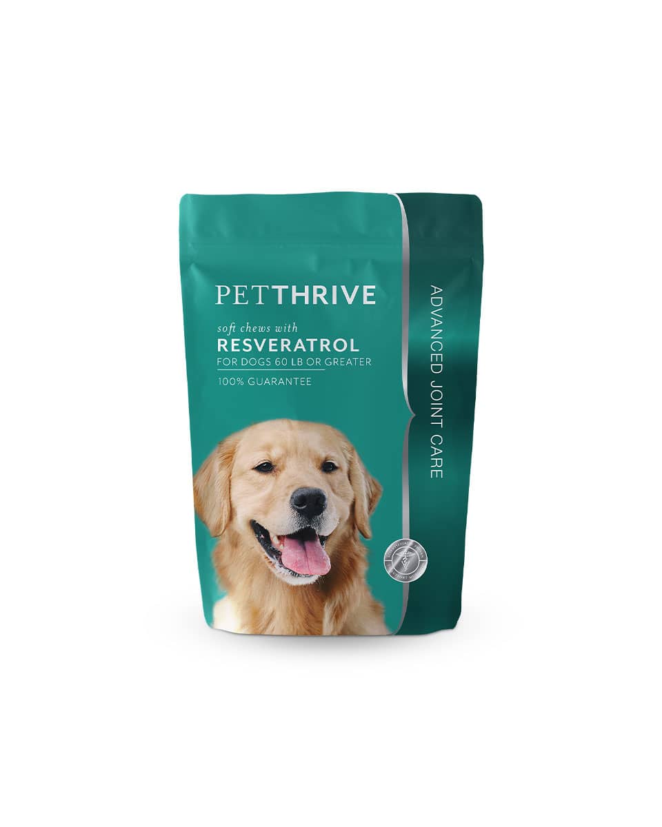 Petthrive Soft Chews with Resveratrol for Dogs