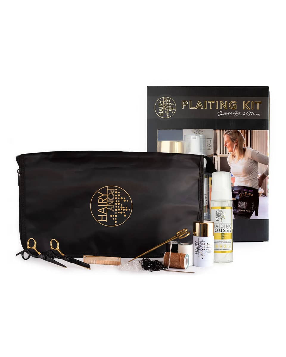 Hairy Pony Horse Plaiting Kit with apron