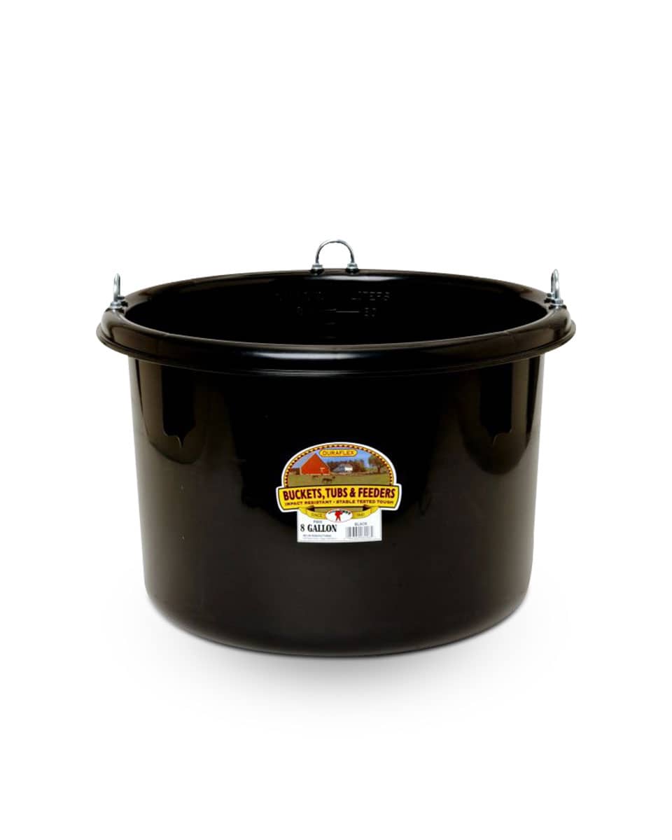 Miller Manufacturing Plastic Round Feeder - 8 gallon