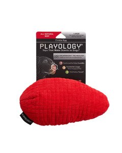 Playology Plush Crinkle Egg dog toy