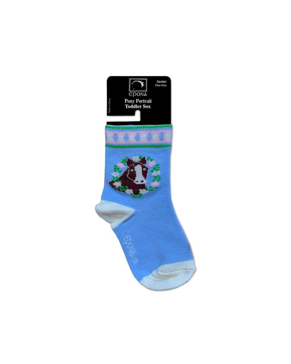 Epona Pony Portrait Toddler Socks