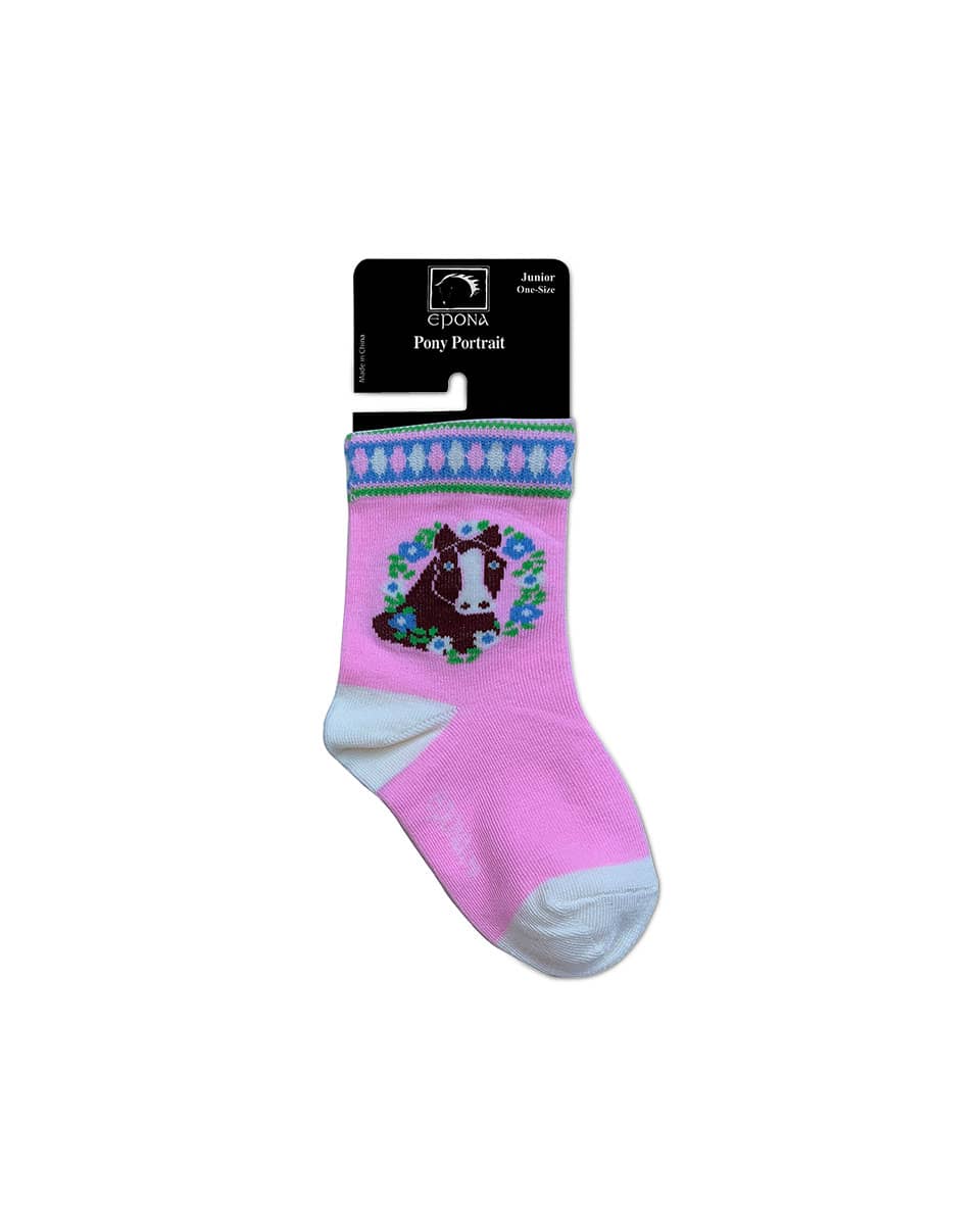 Epona Pony Portrait Toddler Socks