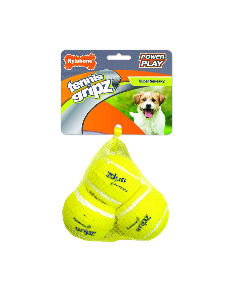 Nylabone Power Play Gripz Tennis Balls dog toys