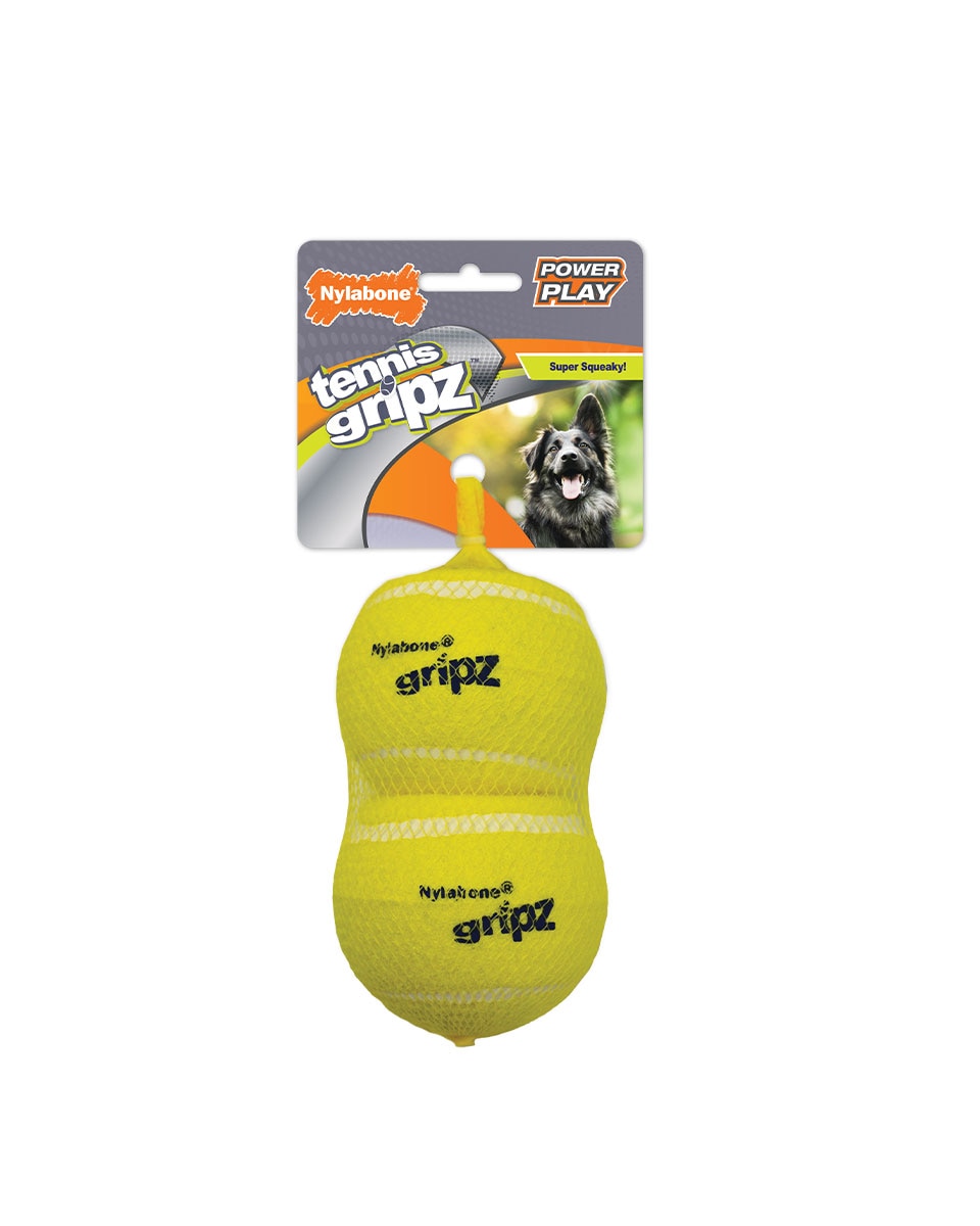 Nylabone Power Play Gripz Tennis Balls dog toys