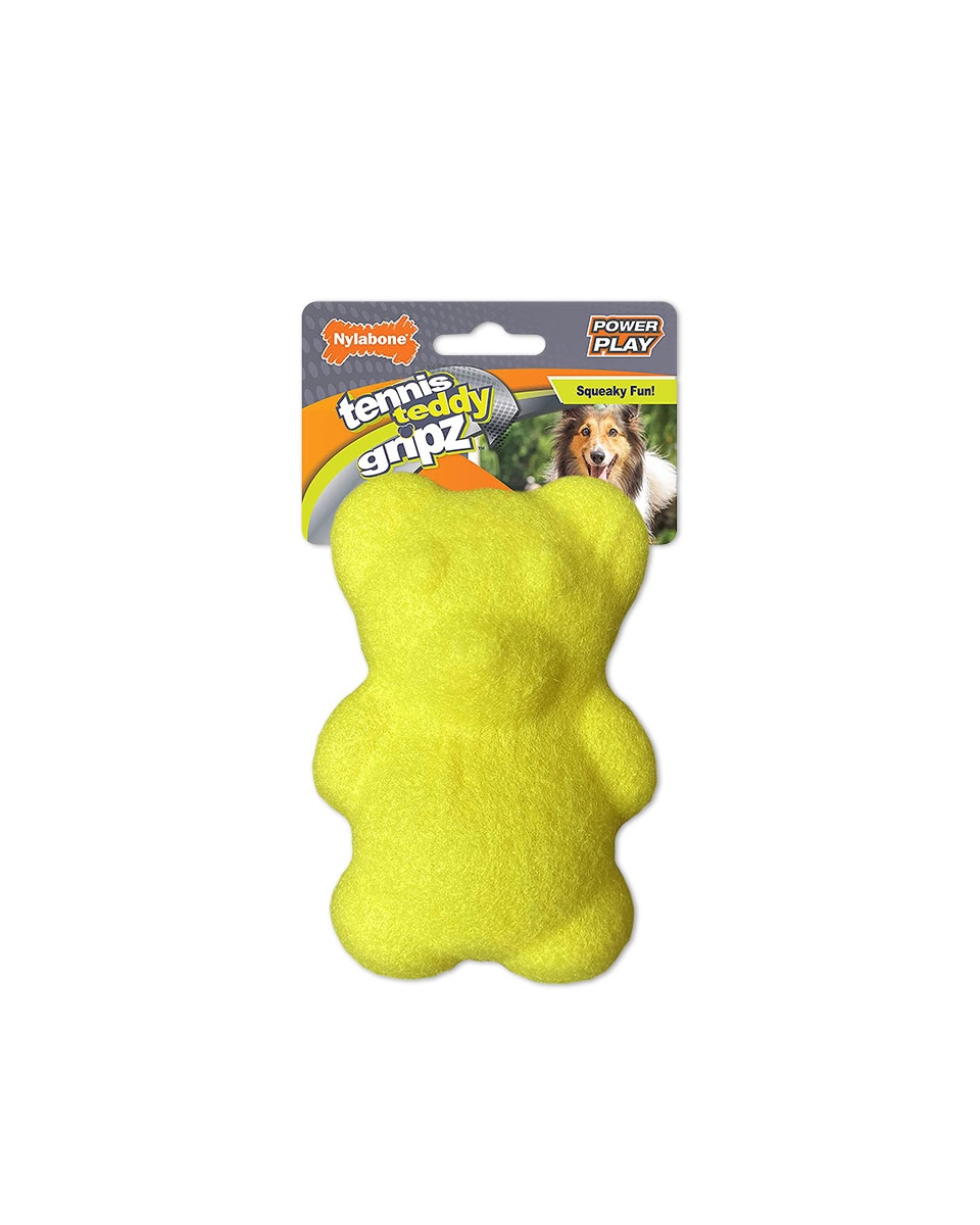 Nylabone Power Play Tennis Teddy Gripz dog toy