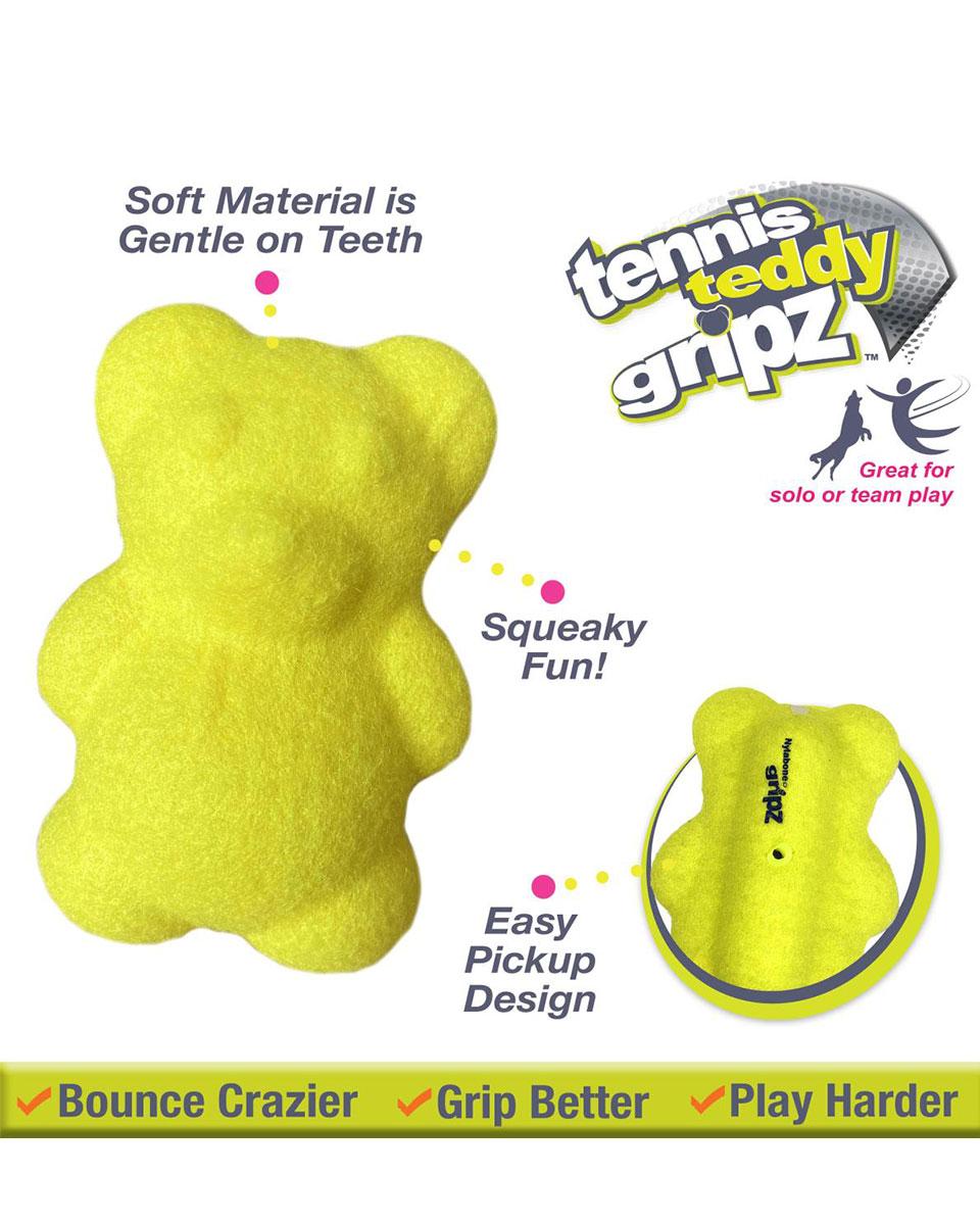 Nylabone Power Play Tennis Teddy Gripz dog toy