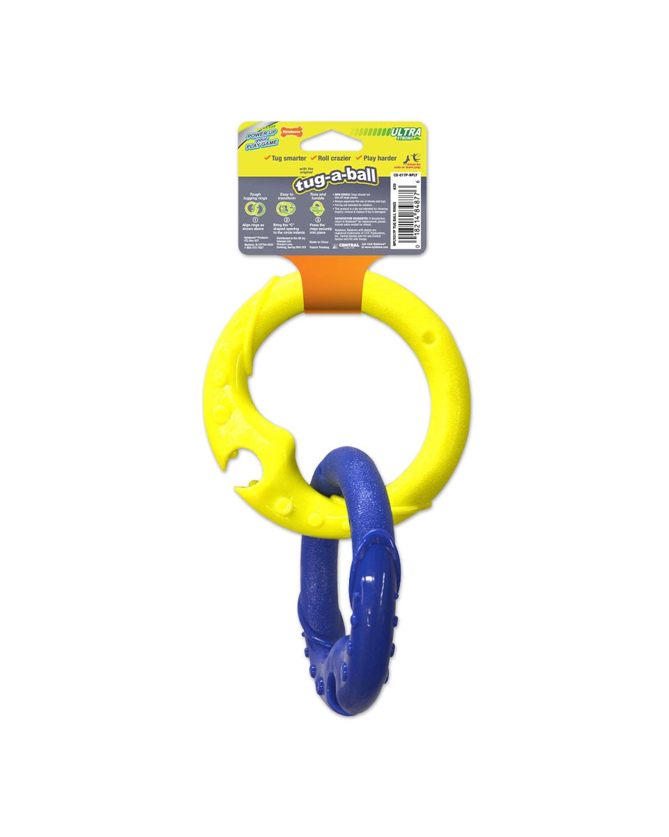 Nylabone Power Play Tug-A-Ball dog toy