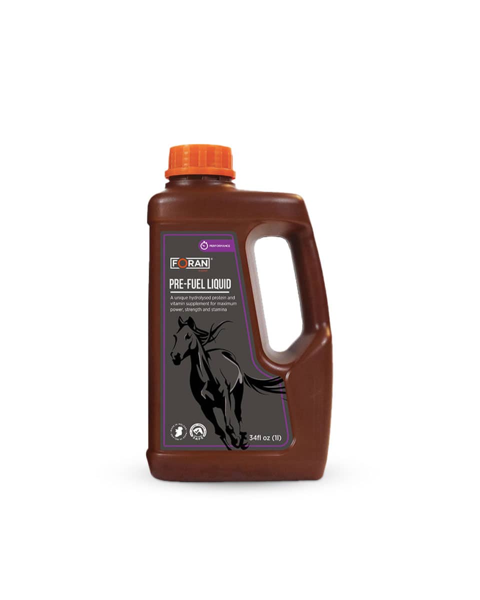 Foran Pre-Fuel Liquid supplement for horses