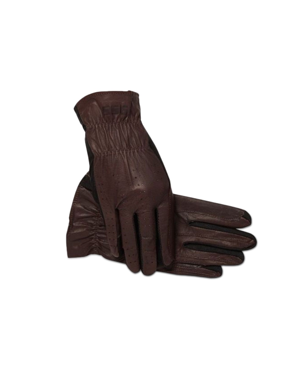 SSG Pro Show Goatskin Leather Riding Gloves