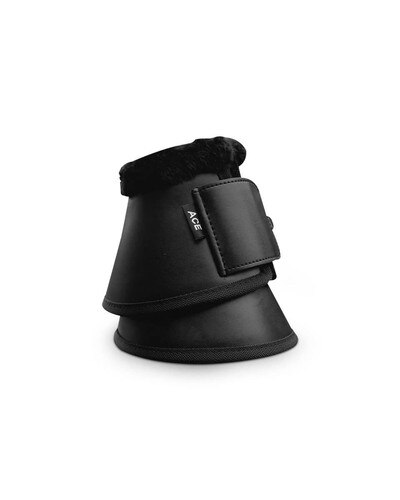 Ace Equestrian Pro4mance Fleece Bell Boots - Black