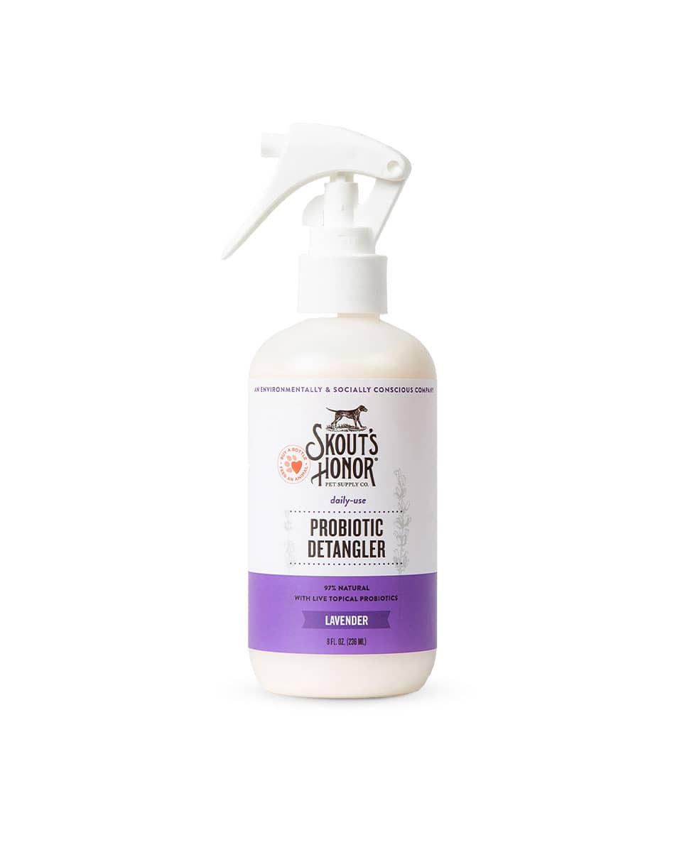 Skout's Honor Probiotic Daily-Use Detangler for cats and dogs