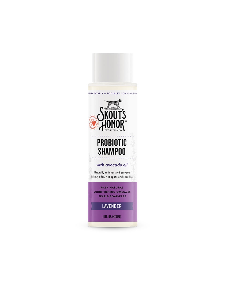 Skout's Honor Probiotic Shampoo for pets with allergies