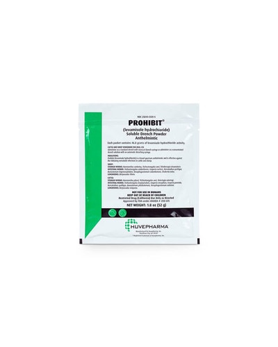 Prohibit (Levamisole) Soluble Drench Powder - dewormer for cattle and sheep