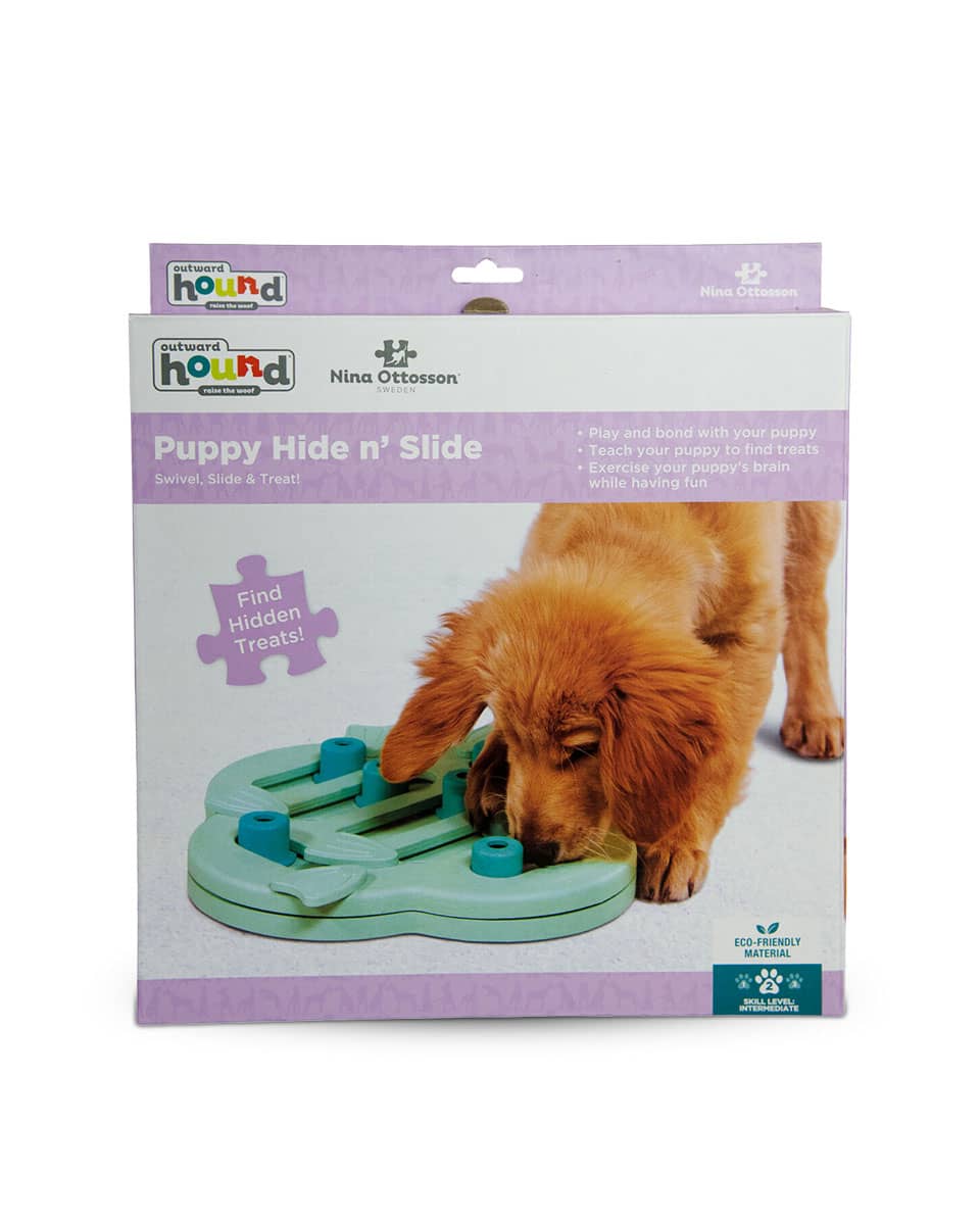 Puppy Hide N' Slide Interactive Puzzle from Nina Ottosson
