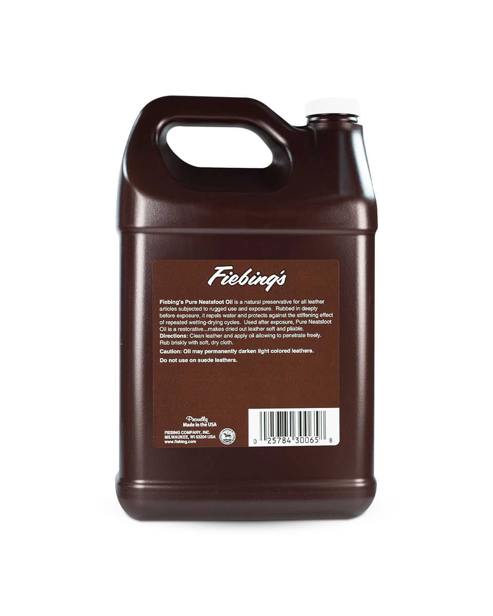 Pure Neatsfoot Oil Fiebings - Gallon