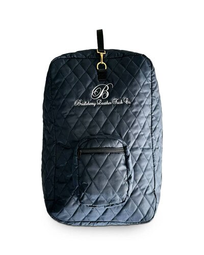Bridleberry Blue Quilted Equipment Bag and Backpack for tack