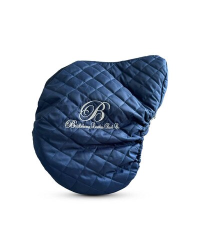 Bridleberry Blue Quilted English Saddle Cover