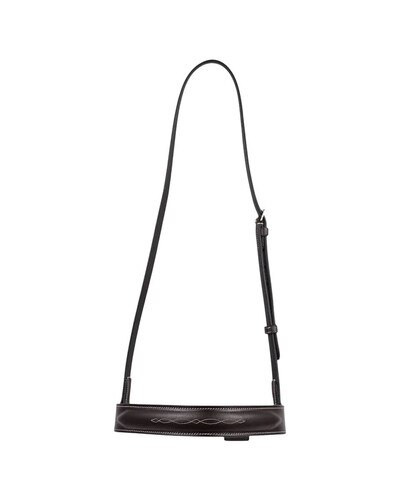 Jake Adams Equestrian Raised Fancy Stitched 1 1/4in Hunter Noseband