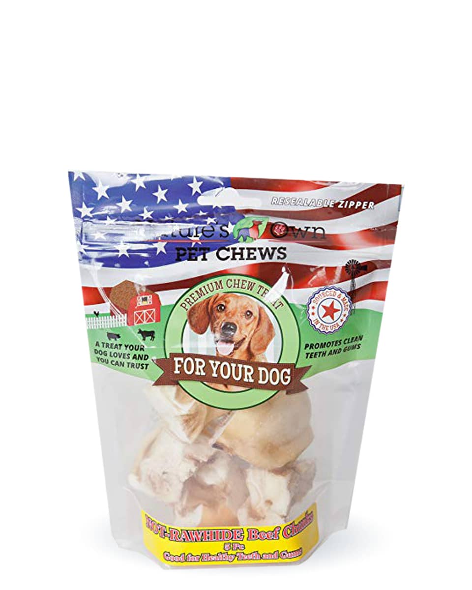 Nature's Own NOT Rawhide Chunks 5 pack for dogs