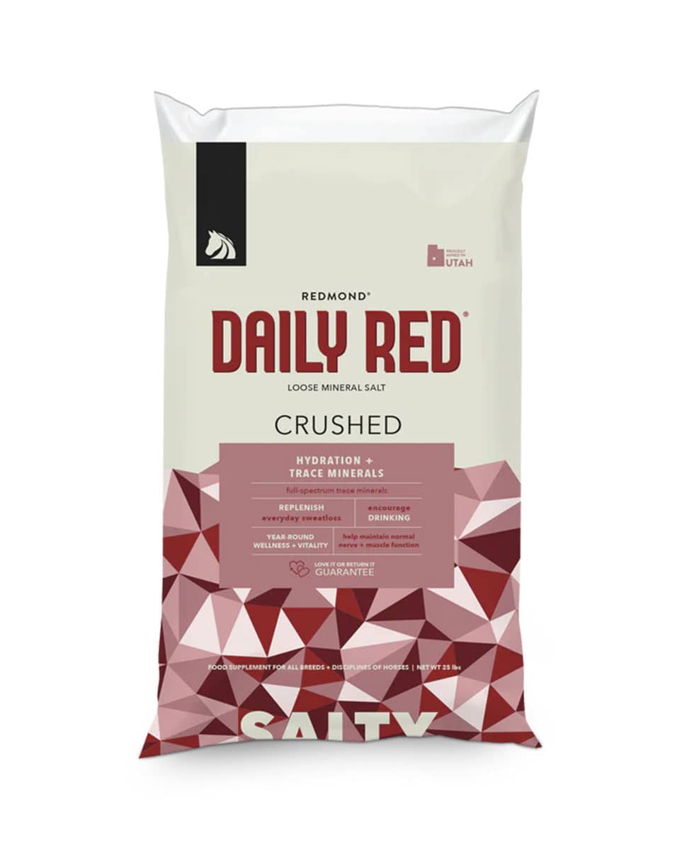 Redman Rock Crushed Salt for Horses 25 lbs