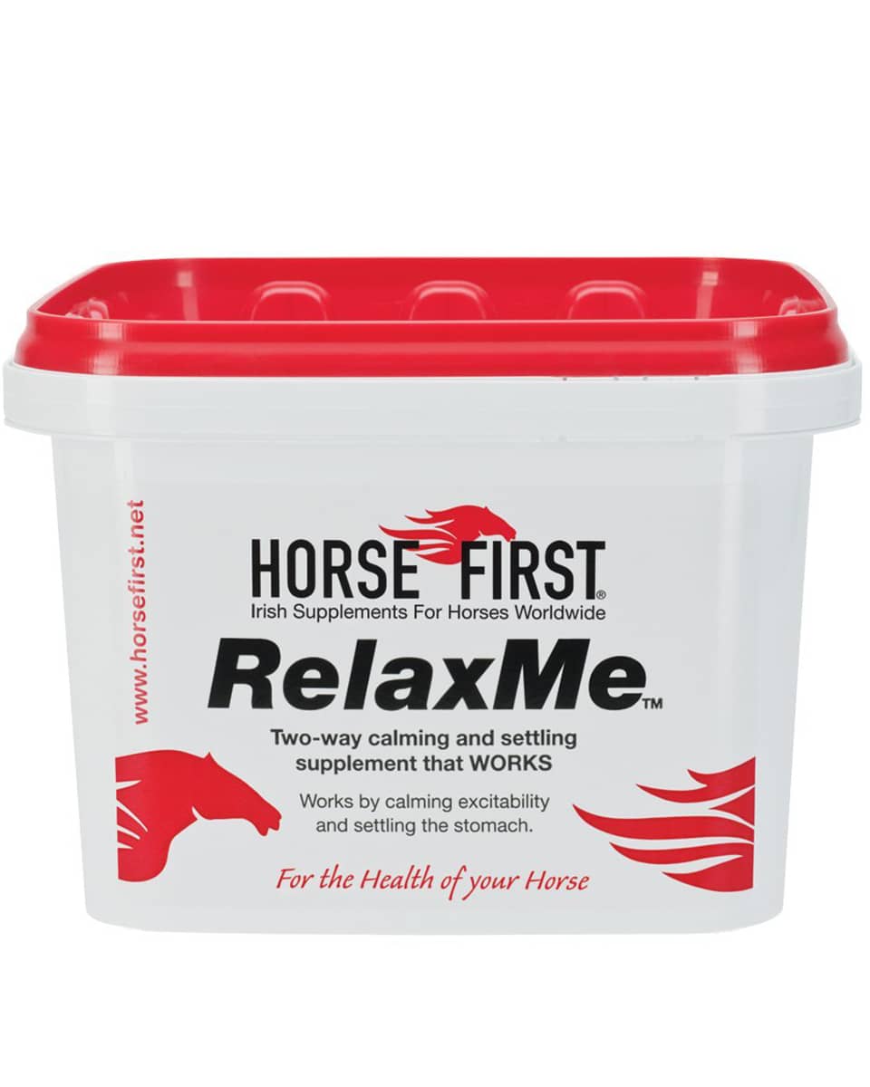 RelaxMe calming supplement by Horse First