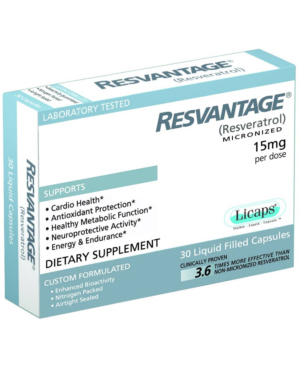 Resvantage resveratrol based supplement