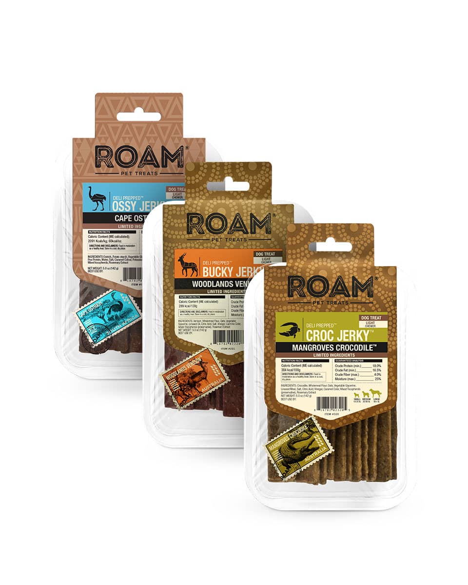 Roam Deli-Prepped Jerky for dogs