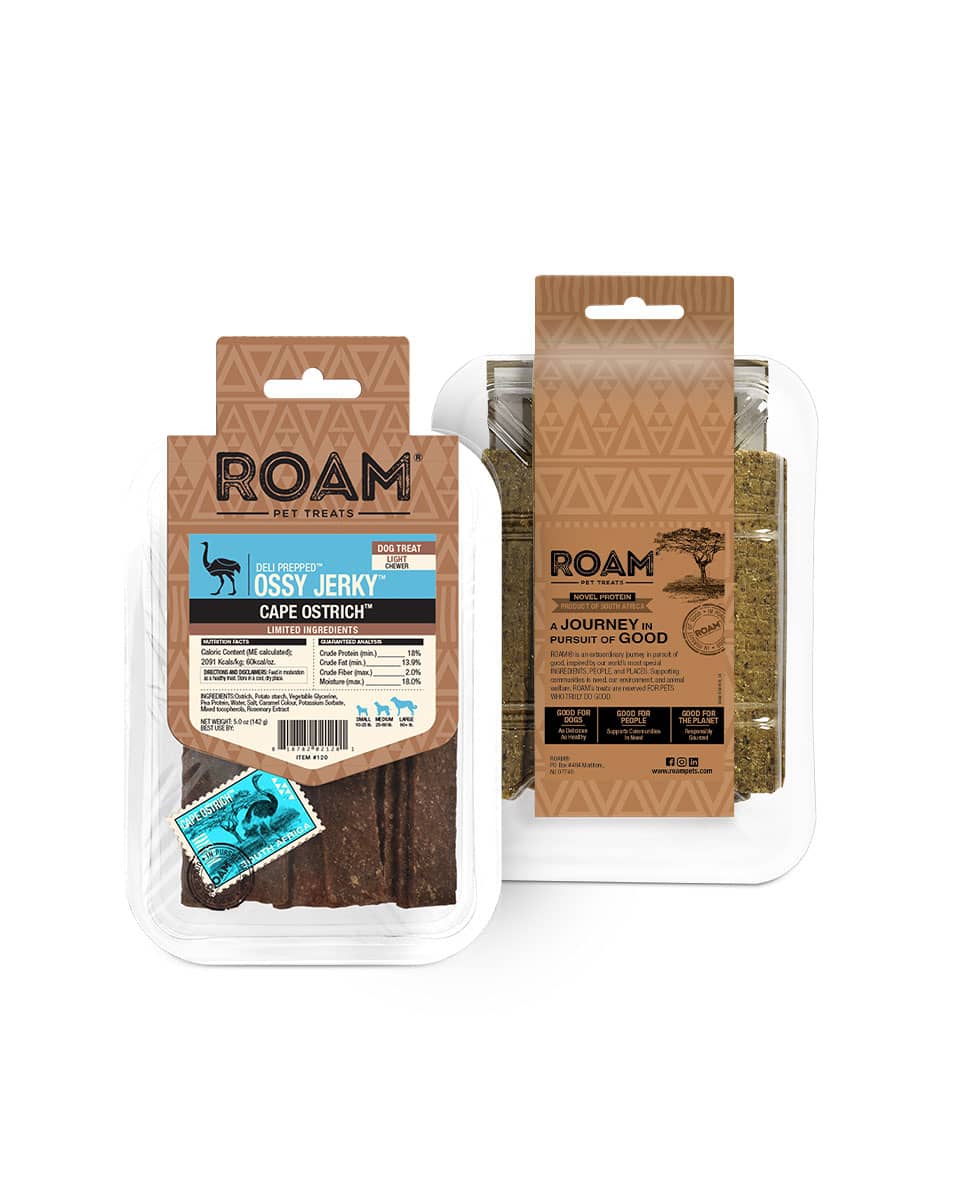 Roam Deli-Prepped Jerky for dogs