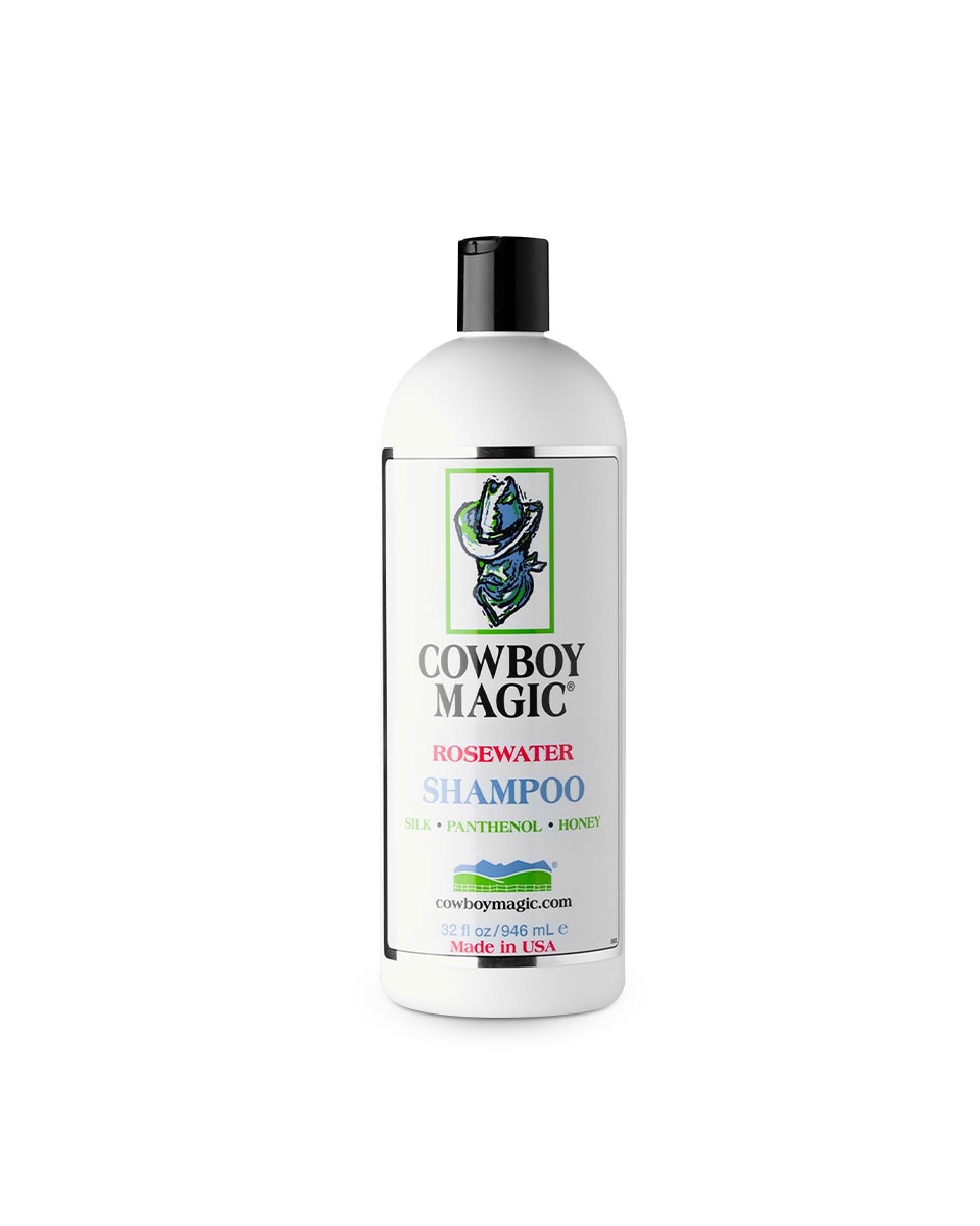 Rosewater Shampoo for horses by Cowboy Magic