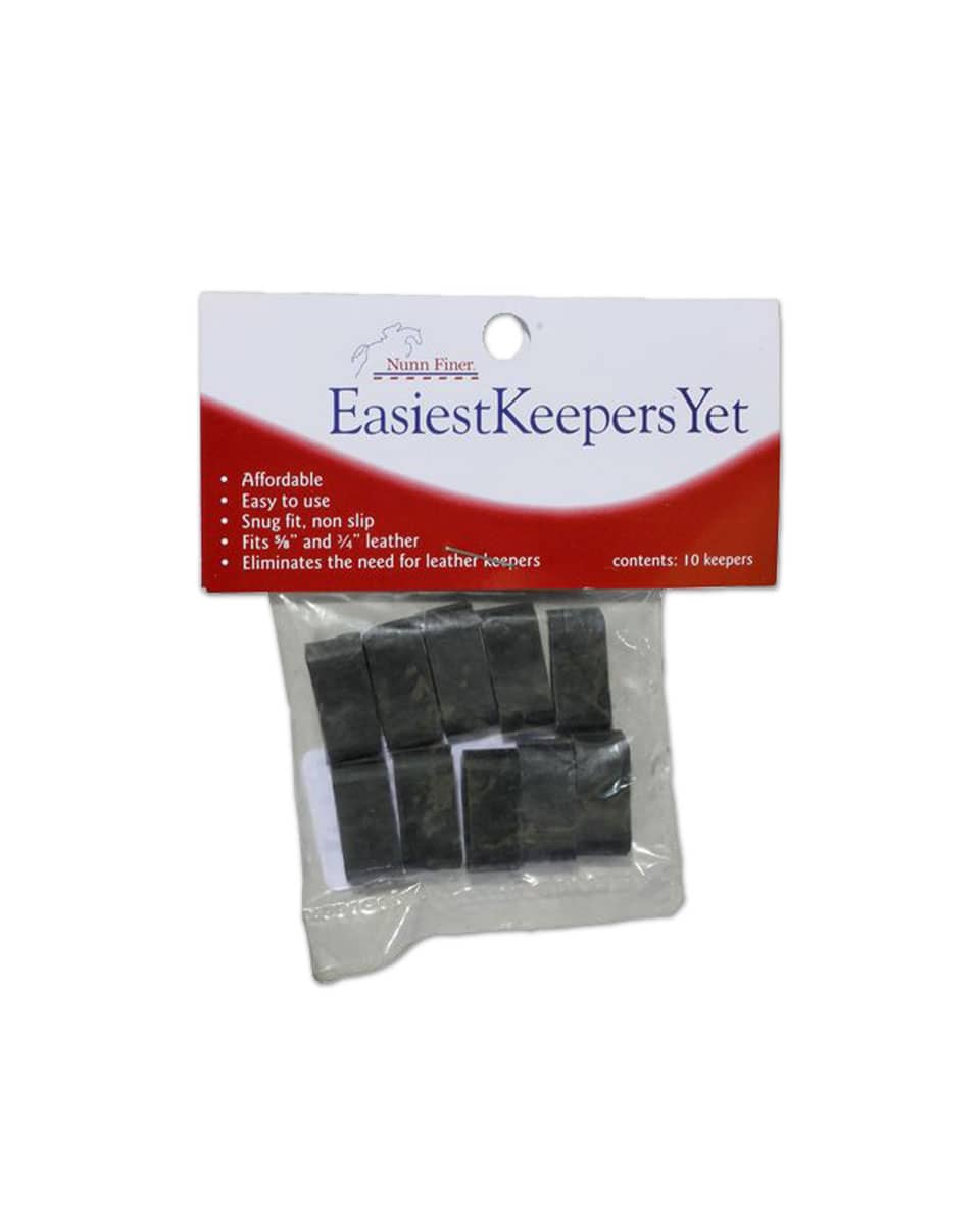 Rubber Bridle Keepers (Havana)(Bag of 10)