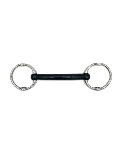 Hard Rubber Mullen Fixed Gag Bit by Jake Adams Equestrian