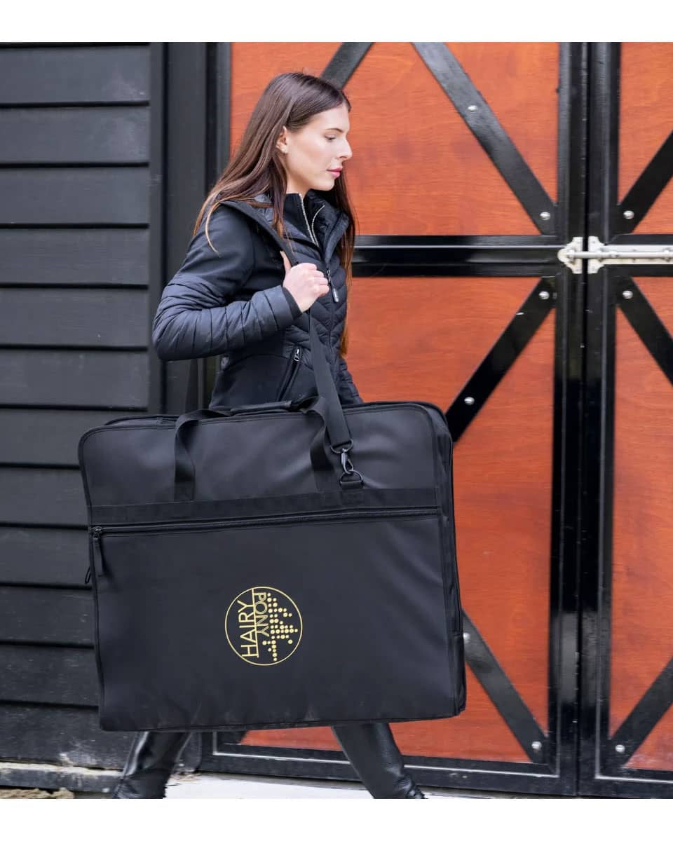 Hairy Pony Saddle Pad Bag with easy to carry handles