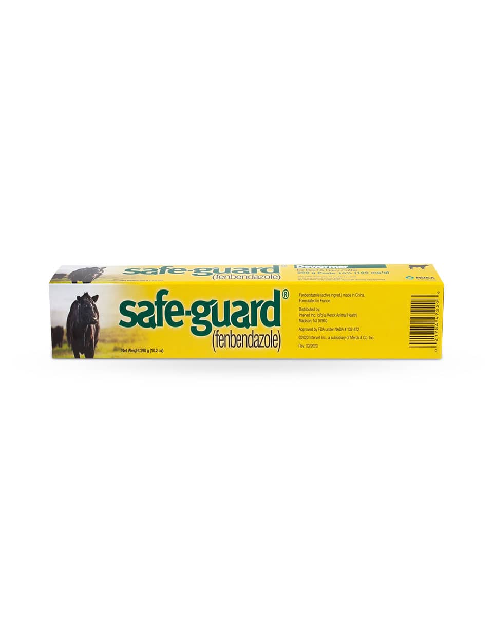 Safe-Guard Dewormer Paste for Beef & Dairy Cattle- 290gm