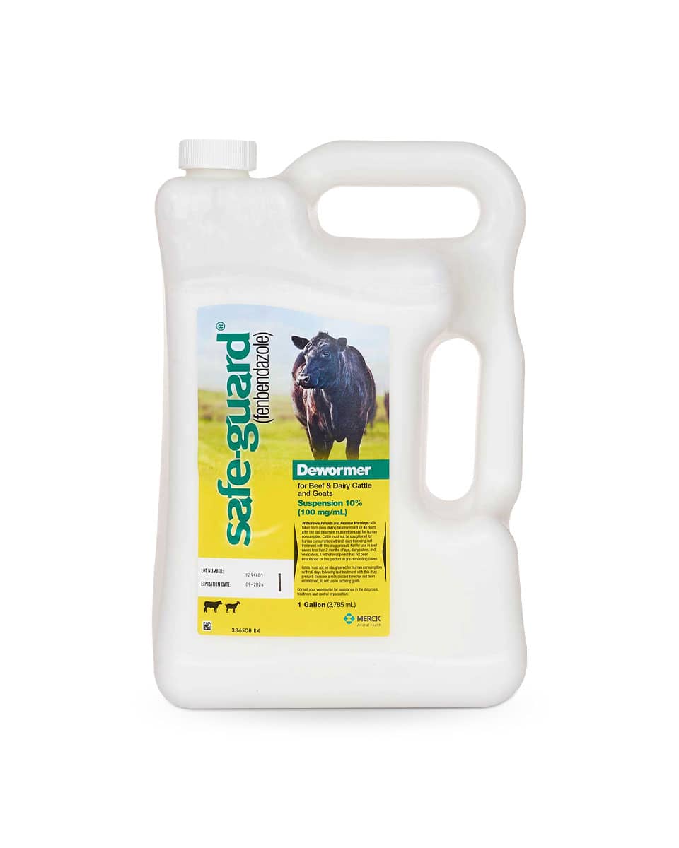 Safe-Guard Dewormer Suspension for Cattle & Goats- 1gal