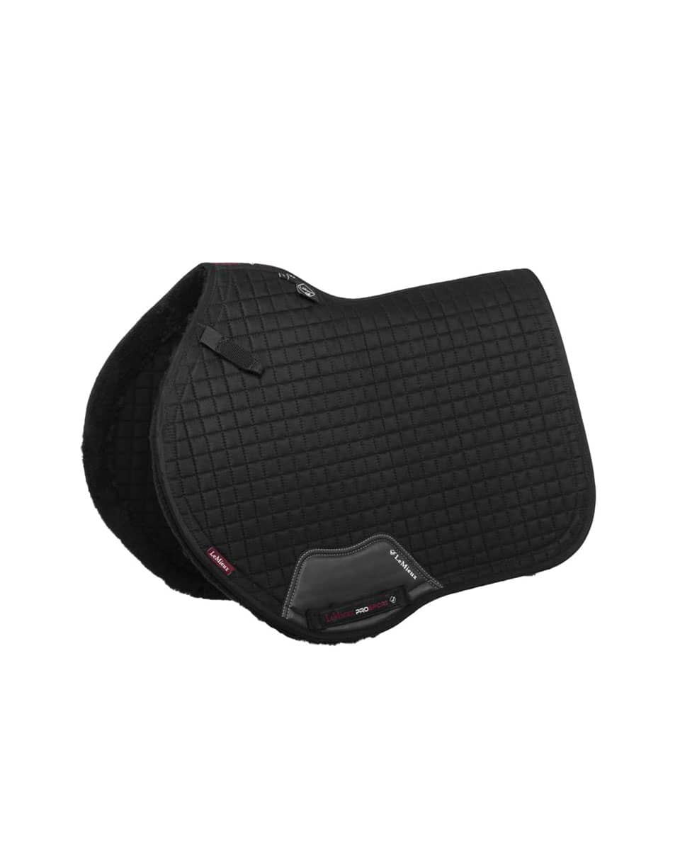 LeMieux Sensitive EuroJump Square Saddle Pad in Black