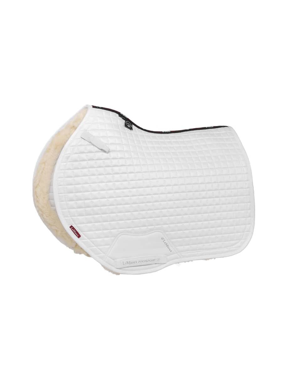 LeMieux Sensitive EuroJump Square Saddle Pad in White