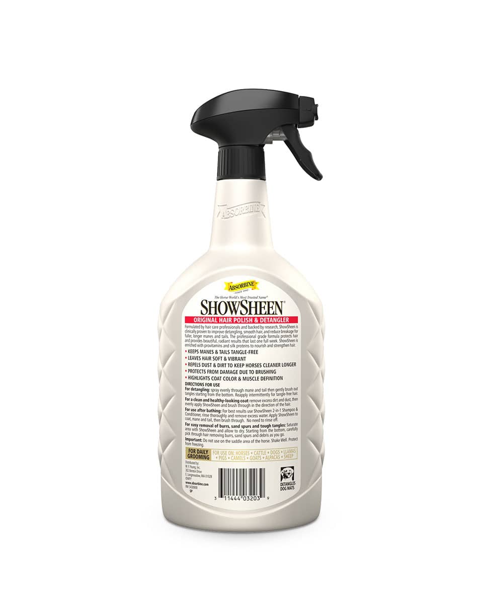 ShowSheen Original Hair Polish & Detangler for horses from Absorbine