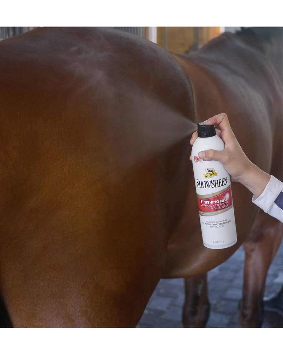 Showsheen Finishing Mist Spray for horses from Absorbine