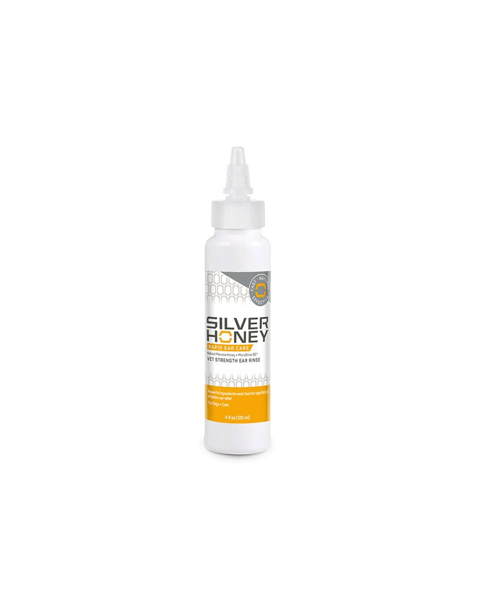 Silver Honey Rapid Ear Care Vet Strength Ear Rinse for pets