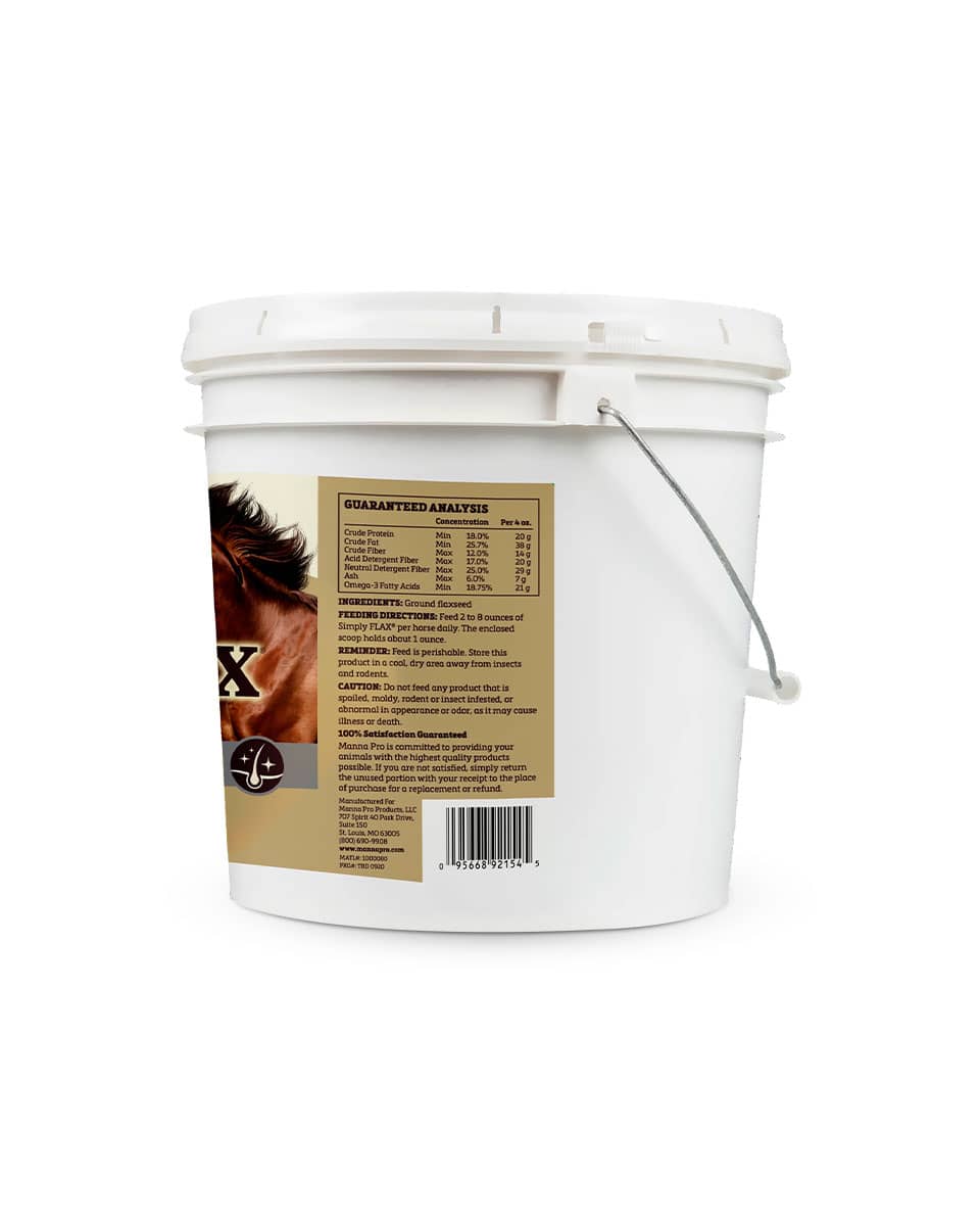 Manna Pro Simply Flax Label