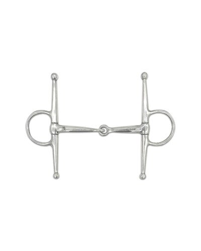 Single Joint Stainless Steel Full Cheek Bit Jake Adams Equestrian