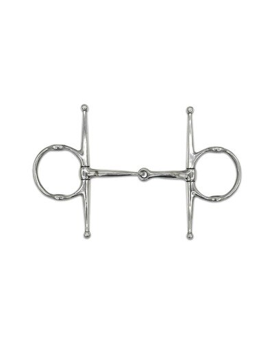 Single Joint Stainless Steel Nelson Gag Bit by Jake Adams Equestrian