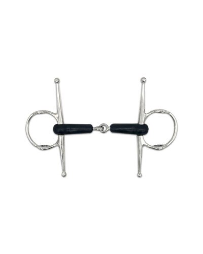 Single Joint Rubber Nelson Gag Bit by Jake Adams Equestrian