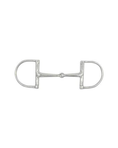 Single Joint Stainless Steel D-Ring Bit by Jake Adams Equestrian