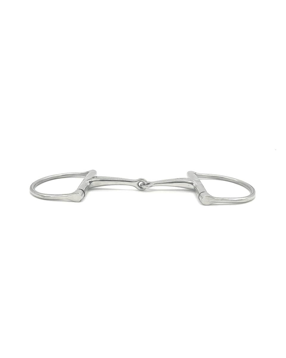 Jake Adams Equestrian Single Joint Stainless Steel D-Ring Bit
