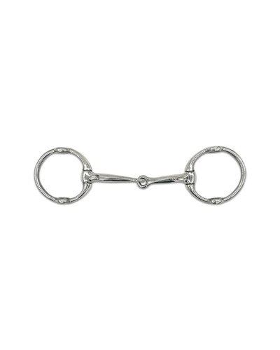 Single Joint Stainless Steel Fixed Gag Bit by Jake Adams Equestrian
