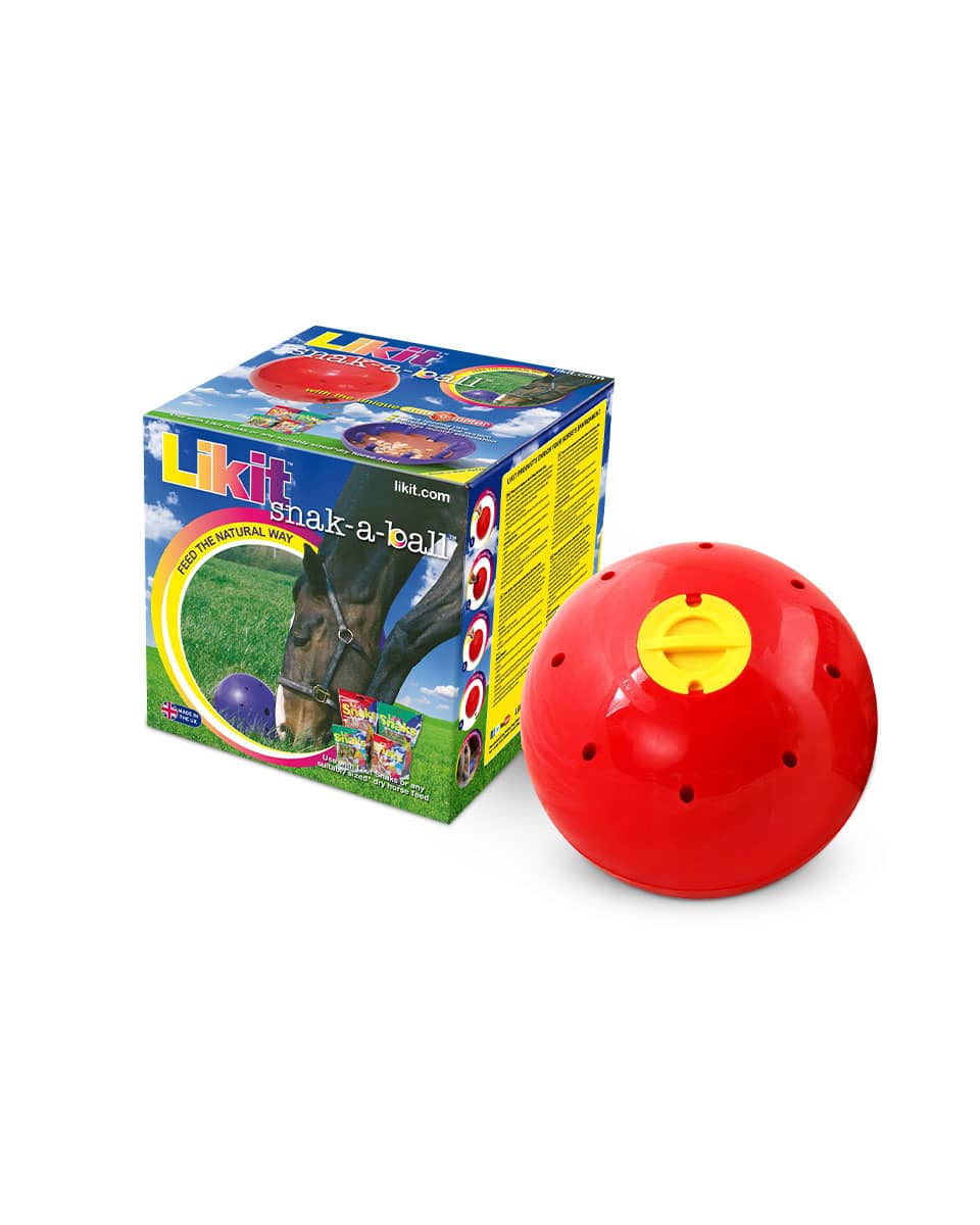 Likit Snak-a-Ball horse toy