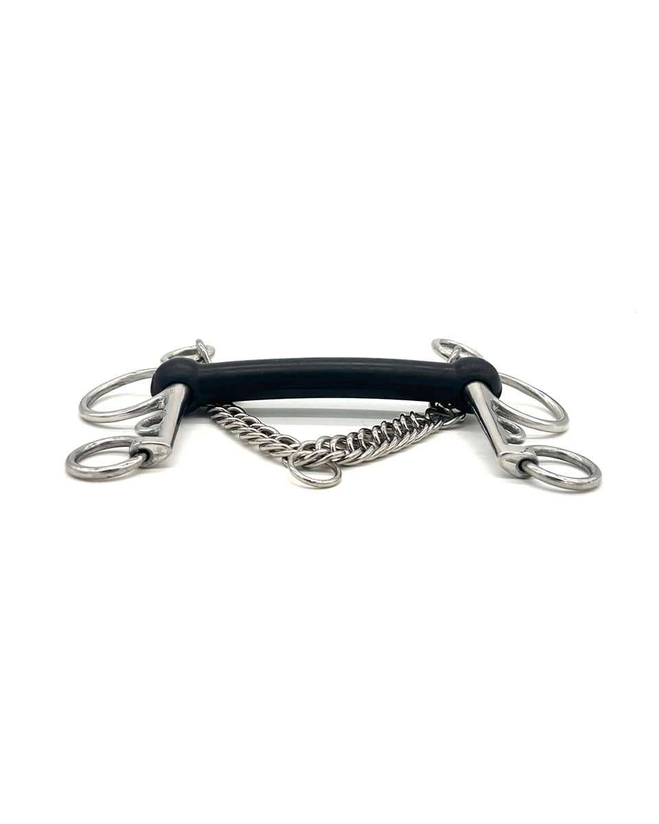 Jake Adams Equestrian Soft Flexi Mouth Pelham Bit