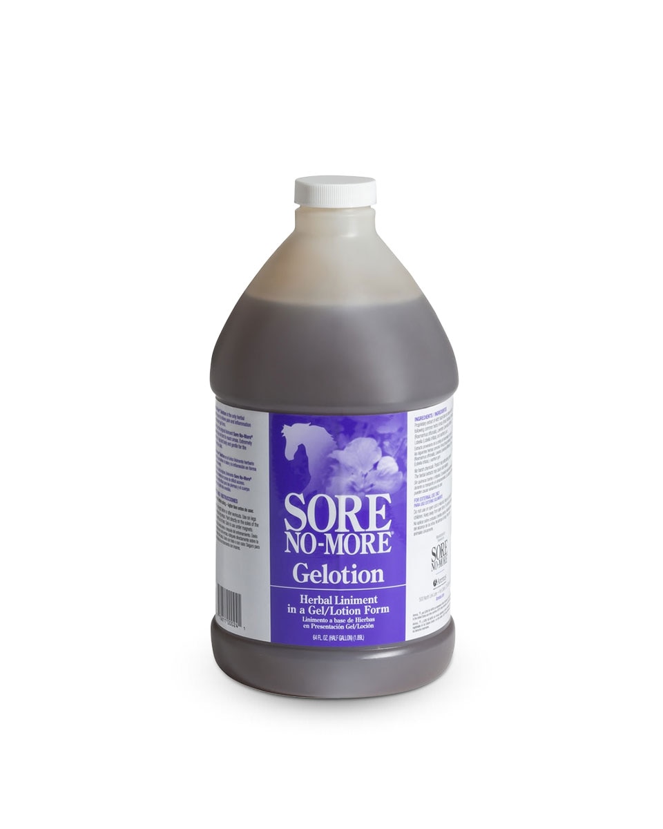 Sore No-More Gelotion for horses muscles from Arenus